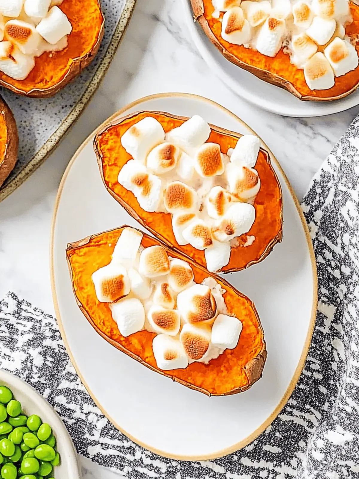 Twice Baked Sweet Potatoes with Marshmallows: A Cozy Delight 5 Twice Baked Sweet Potatoes with Marshmallows