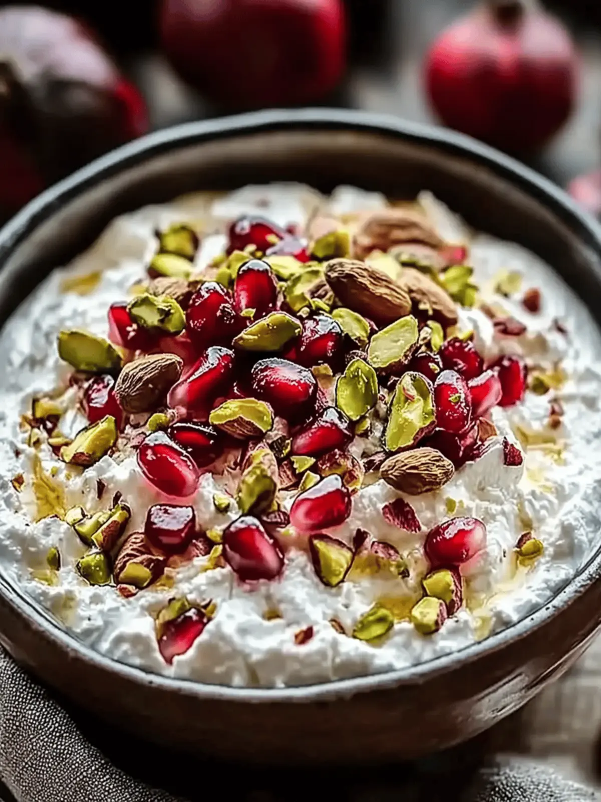 Pomegranate Pistachio Whipped Feta