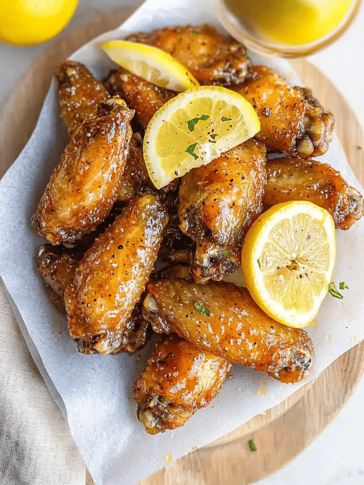 Honey Lemon Pepper Wings