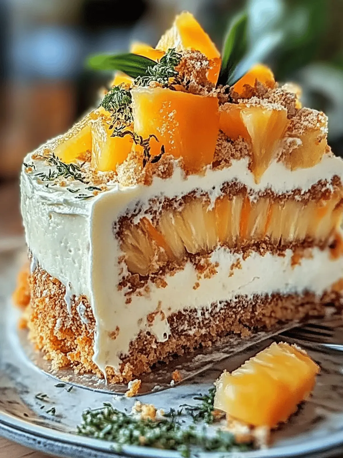 Hawaiian Carrot Pineapple Cake