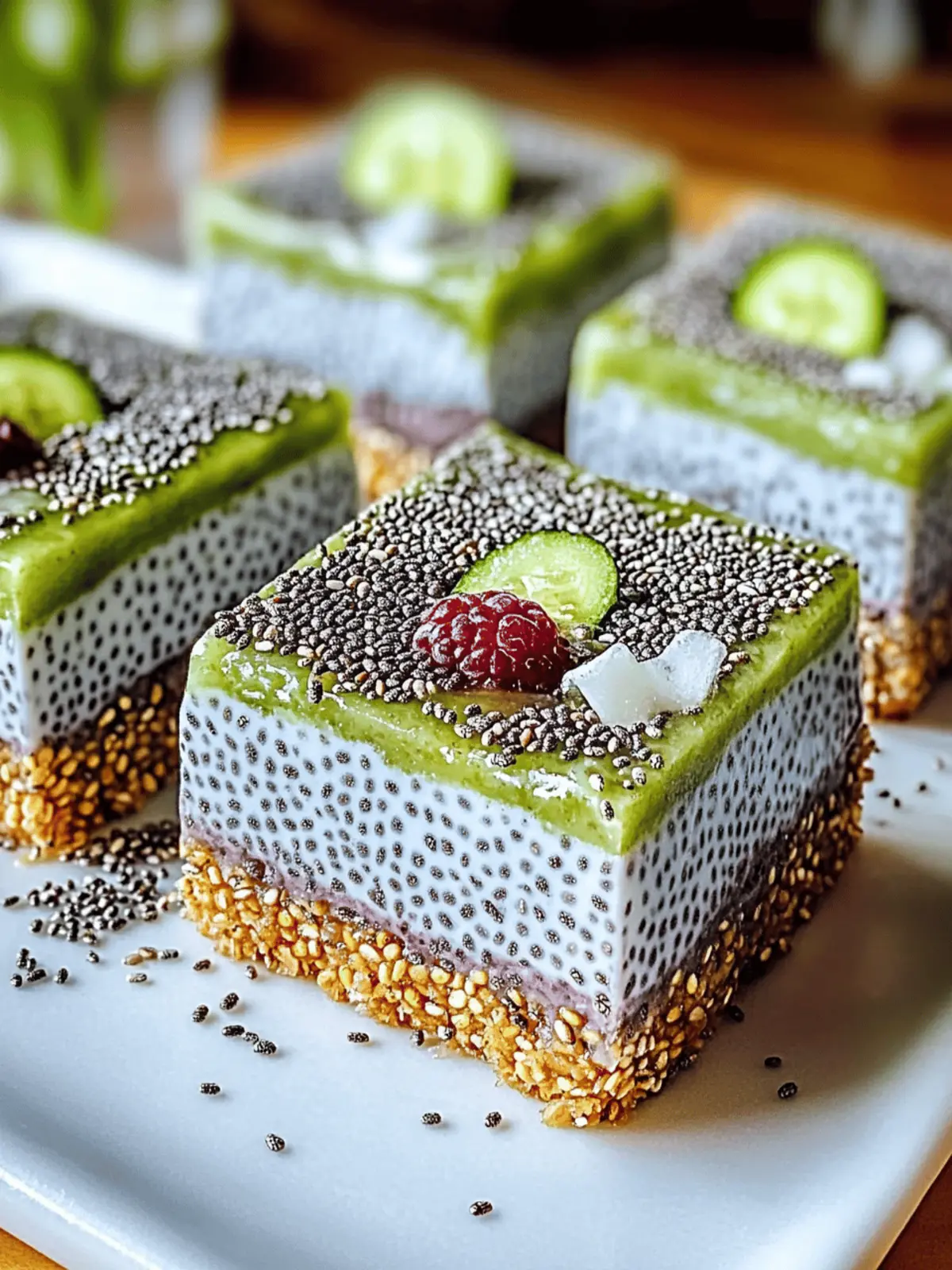 Chia Pudding Bars