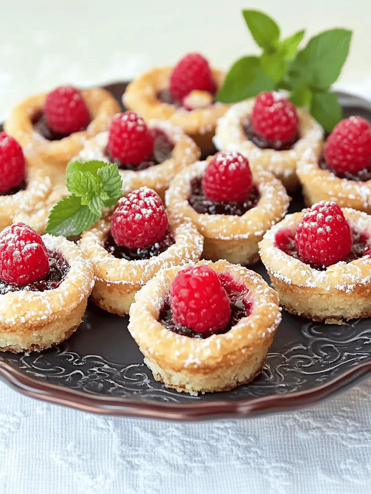 Delicious Mini Raspberry Almond Tarts for a Sweet Treat 3 Mini Raspberry Almond Tarts