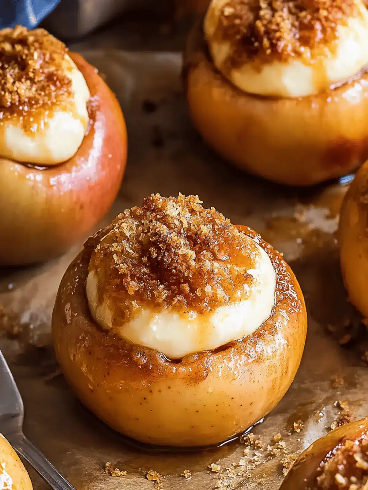 Cheesecake Stuffed Baked Apples: A Cozy Dessert Delight 5 Cheesecake Stuffed Baked Apples