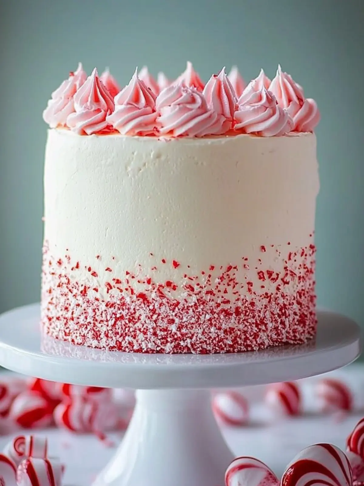 Holiday Peppermint Cake