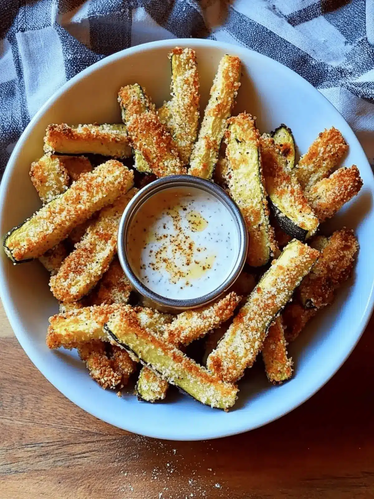 Crispy Baked Vegan Zucchini Fries