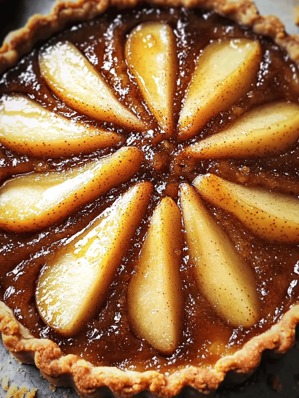 Pear and Brown Sugar Tart
