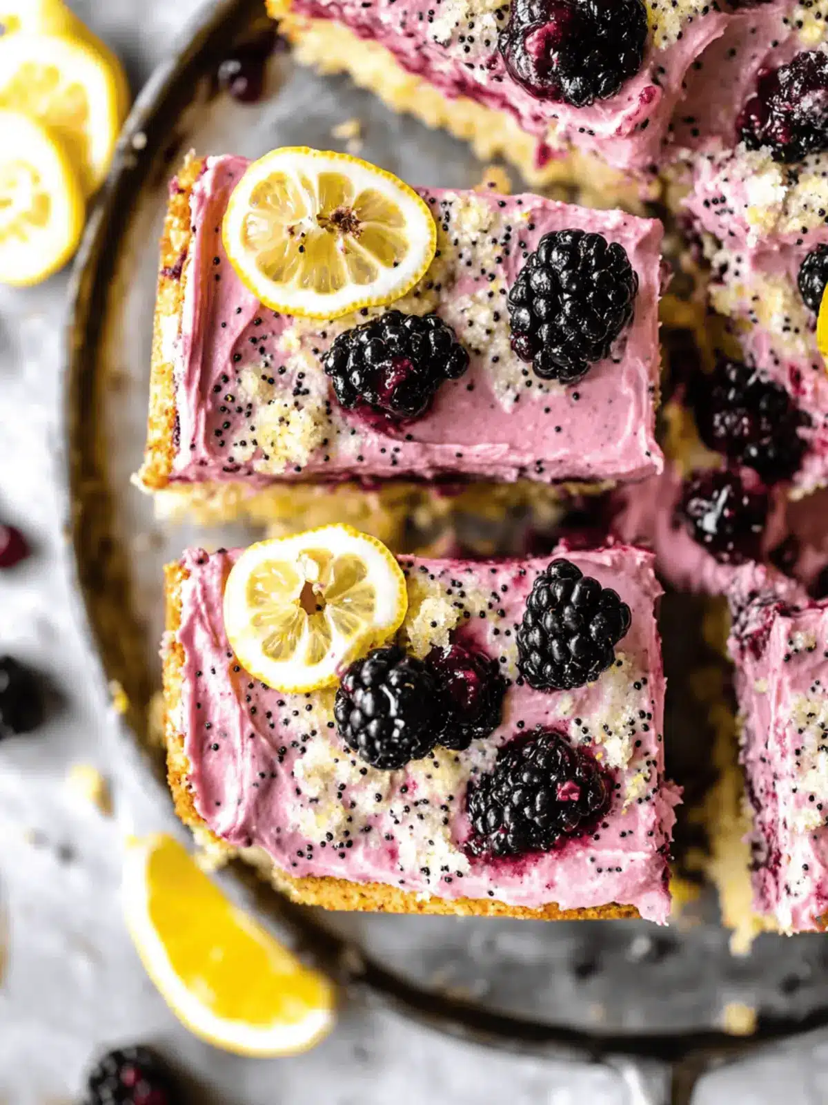 Delicious Gluten Free Lemon Poppy Seed Blackberry Cake Recipe 3 Gluten Free Lemon Poppy Seed Blackberry Cake