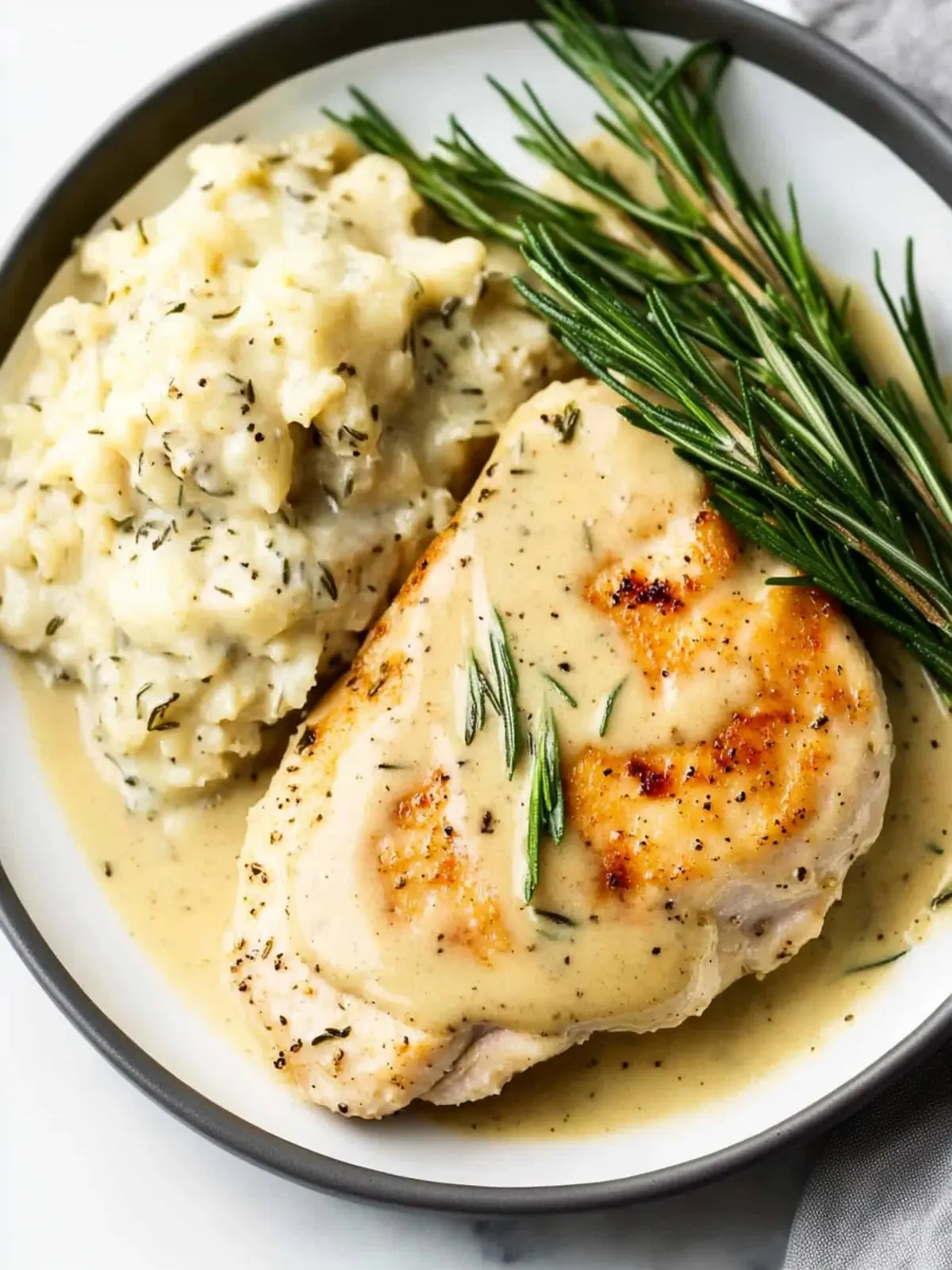 Delicious Creamy Dijon Rosemary Chicken in Just 25 Minutes 4 Creamy Dijon Rosemary Chicken