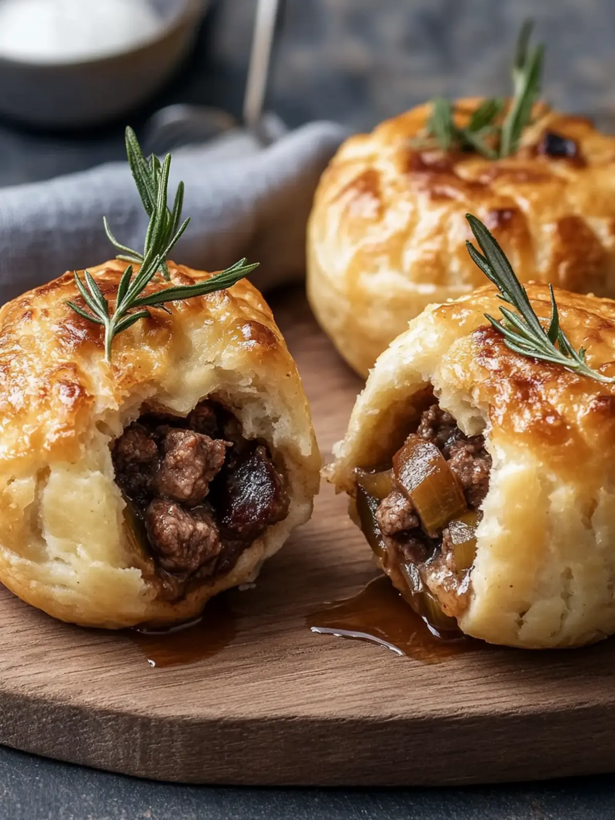 Beef & Onion Suet Pudding