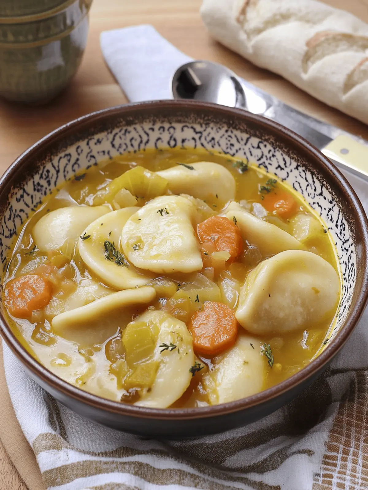 Cozy Up with Flavorful Pierogi Soup in Just 15 Minutes 3 Pierogi Soup