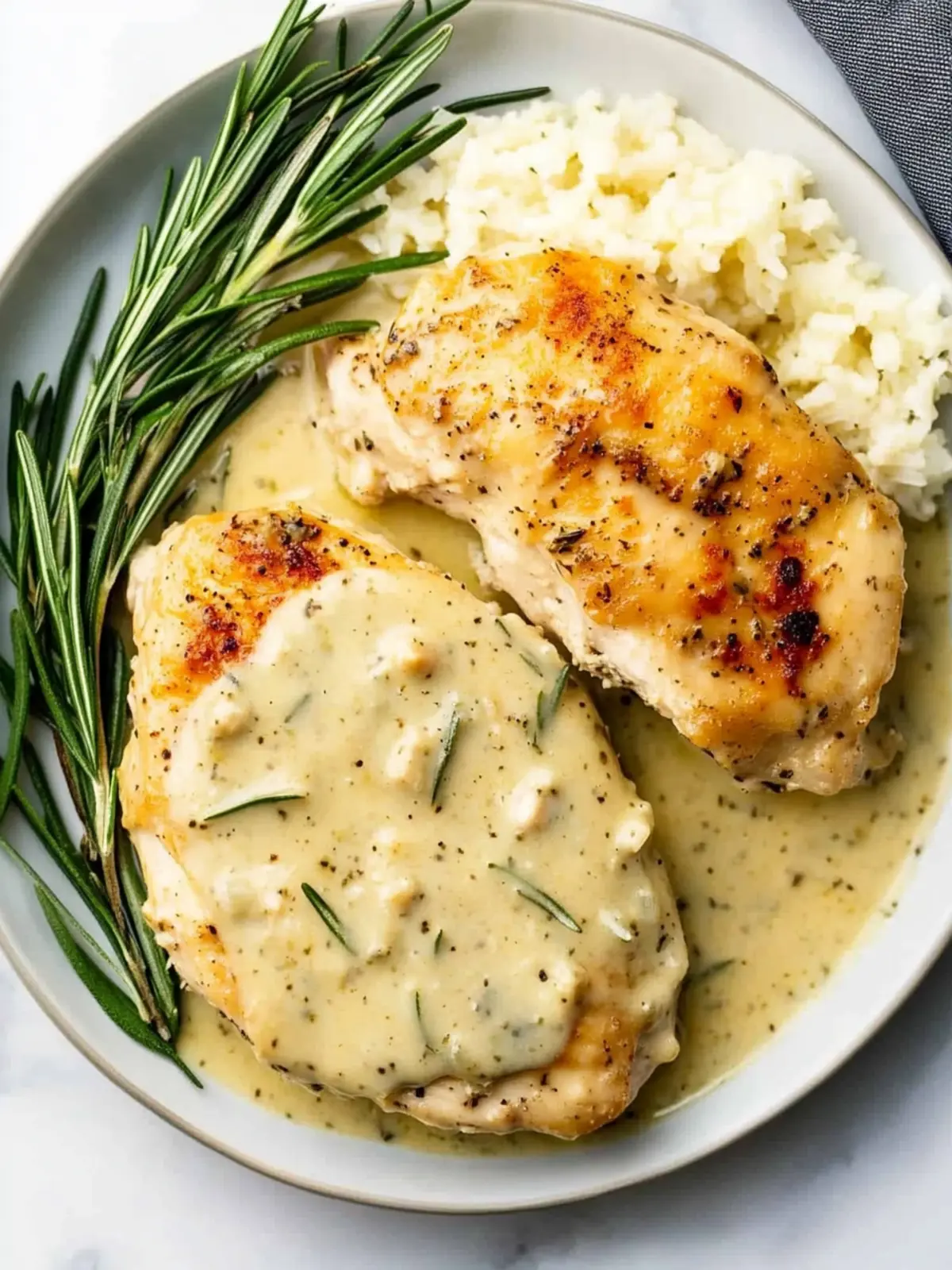 Delicious Creamy Dijon Rosemary Chicken in Just 25 Minutes 3 Creamy Dijon Rosemary Chicken