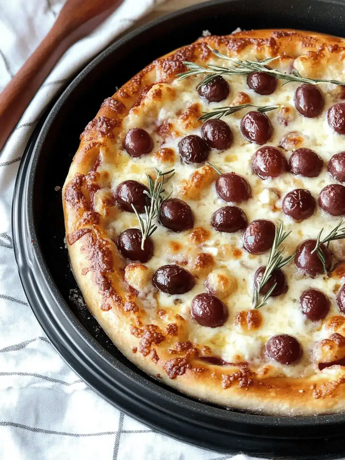 Roasted Red Grape Pizza