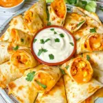Vegan Buffalo Cauliflower Quesadillas