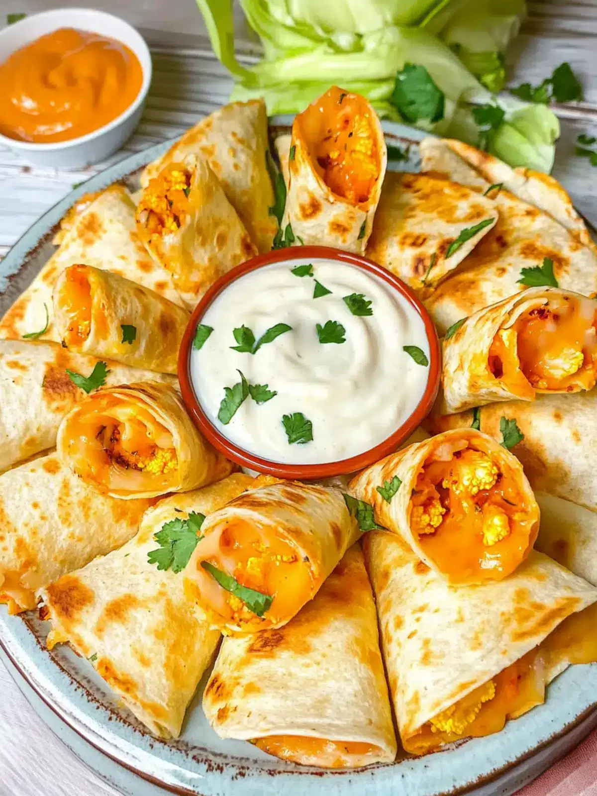 Zesty Vegan Buffalo Cauliflower Quesadillas You’ll Crave 5 Vegan Buffalo Cauliflower Quesadillas