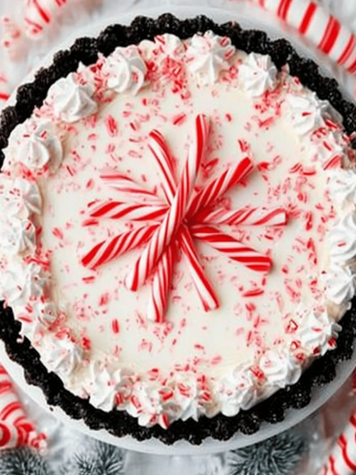Irresistible Candy Cane Pie for Festive Holiday Cheer 3 Candy Cane Pie
