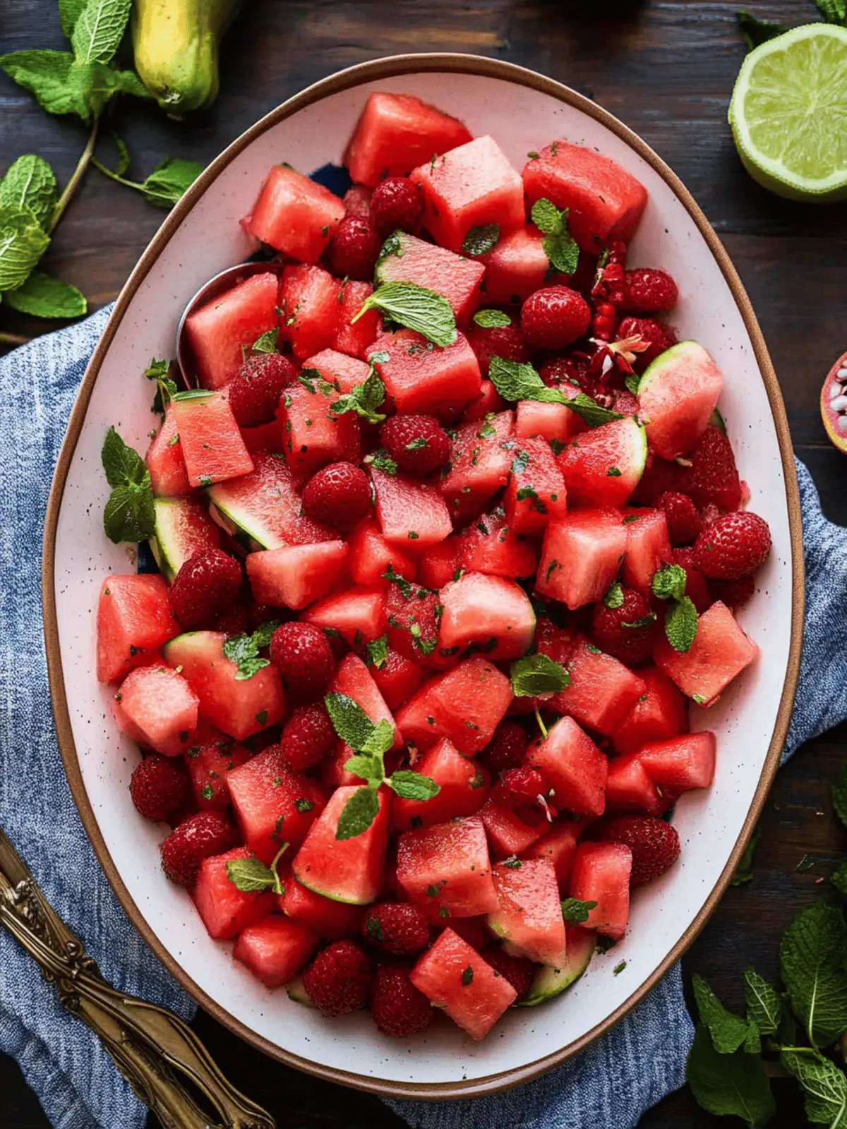 Watermelon Fruit Salad