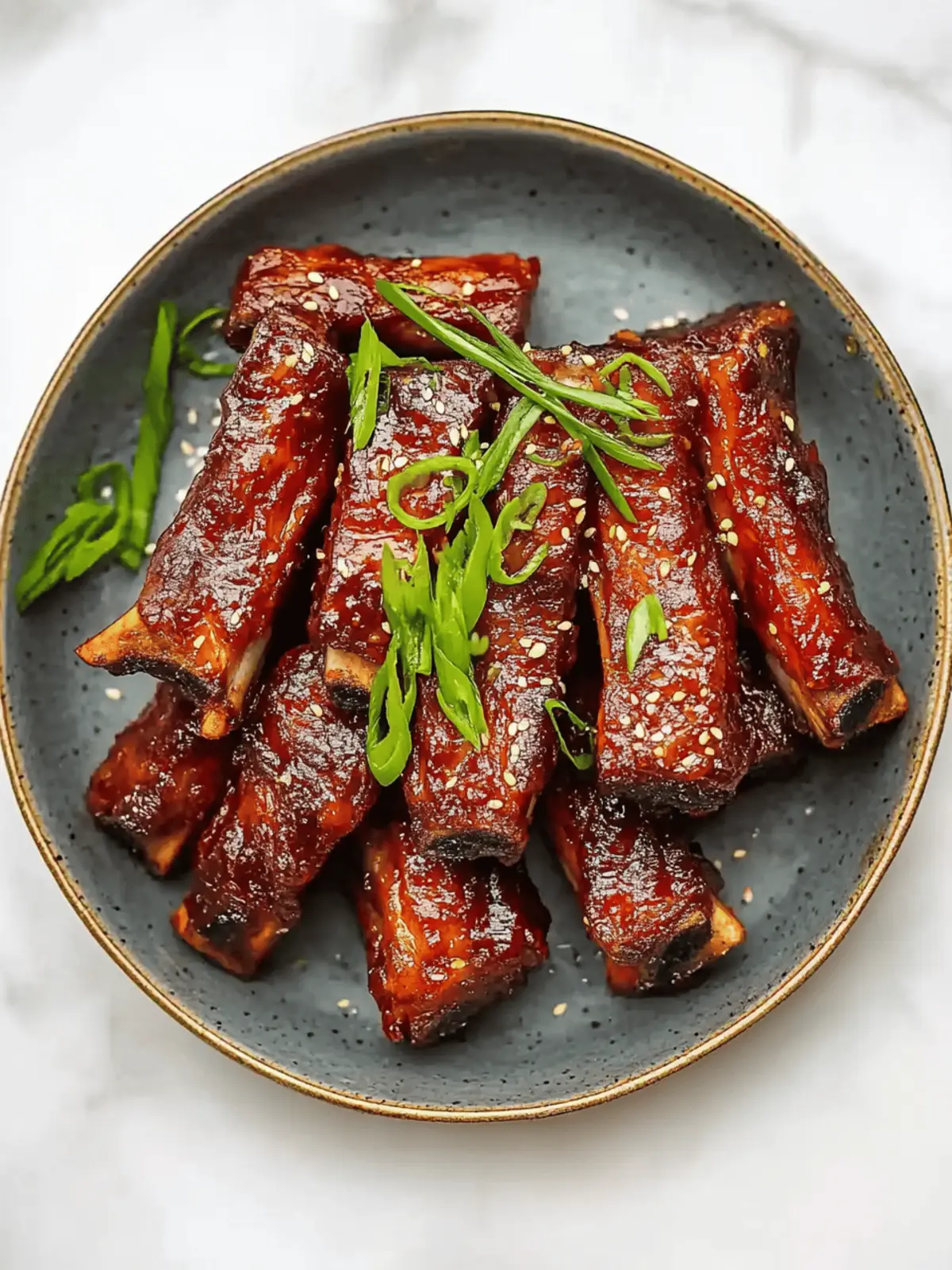 Korean Sweet and Spicy Pork Spareribs