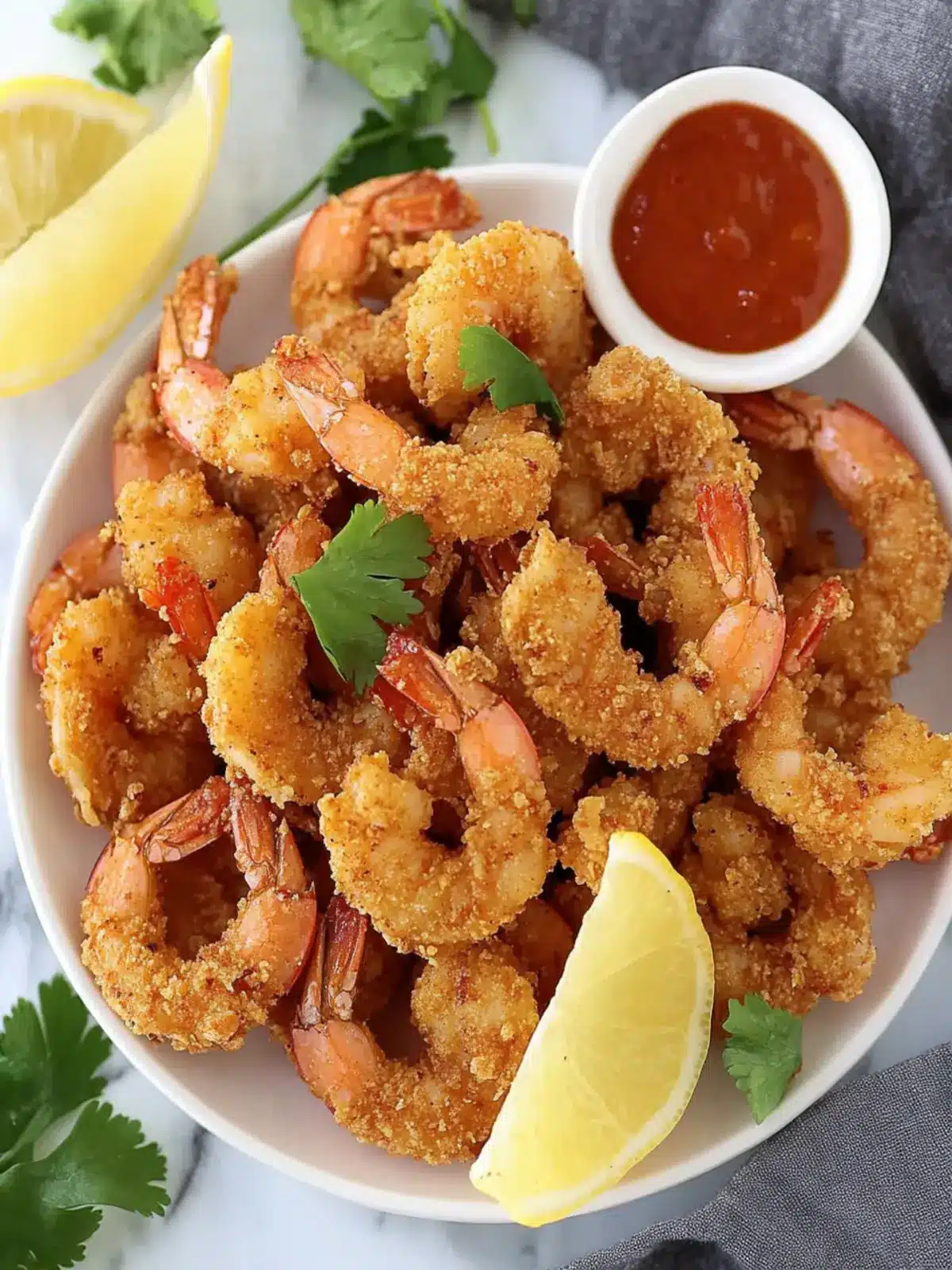 Crispy Keto Fried Shrimp