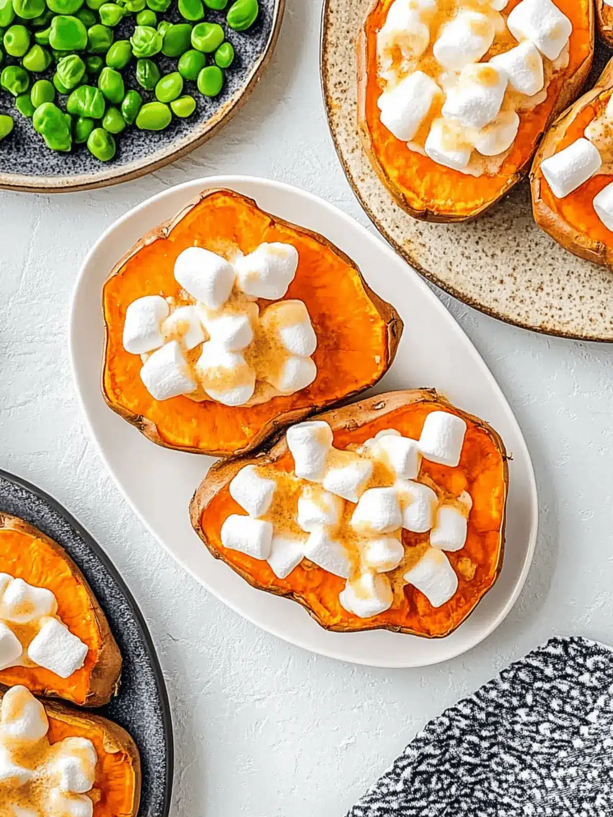 Twice Baked Sweet Potatoes with Marshmallows: A Cozy Delight 2 Twice Baked Sweet Potatoes with Marshmallows