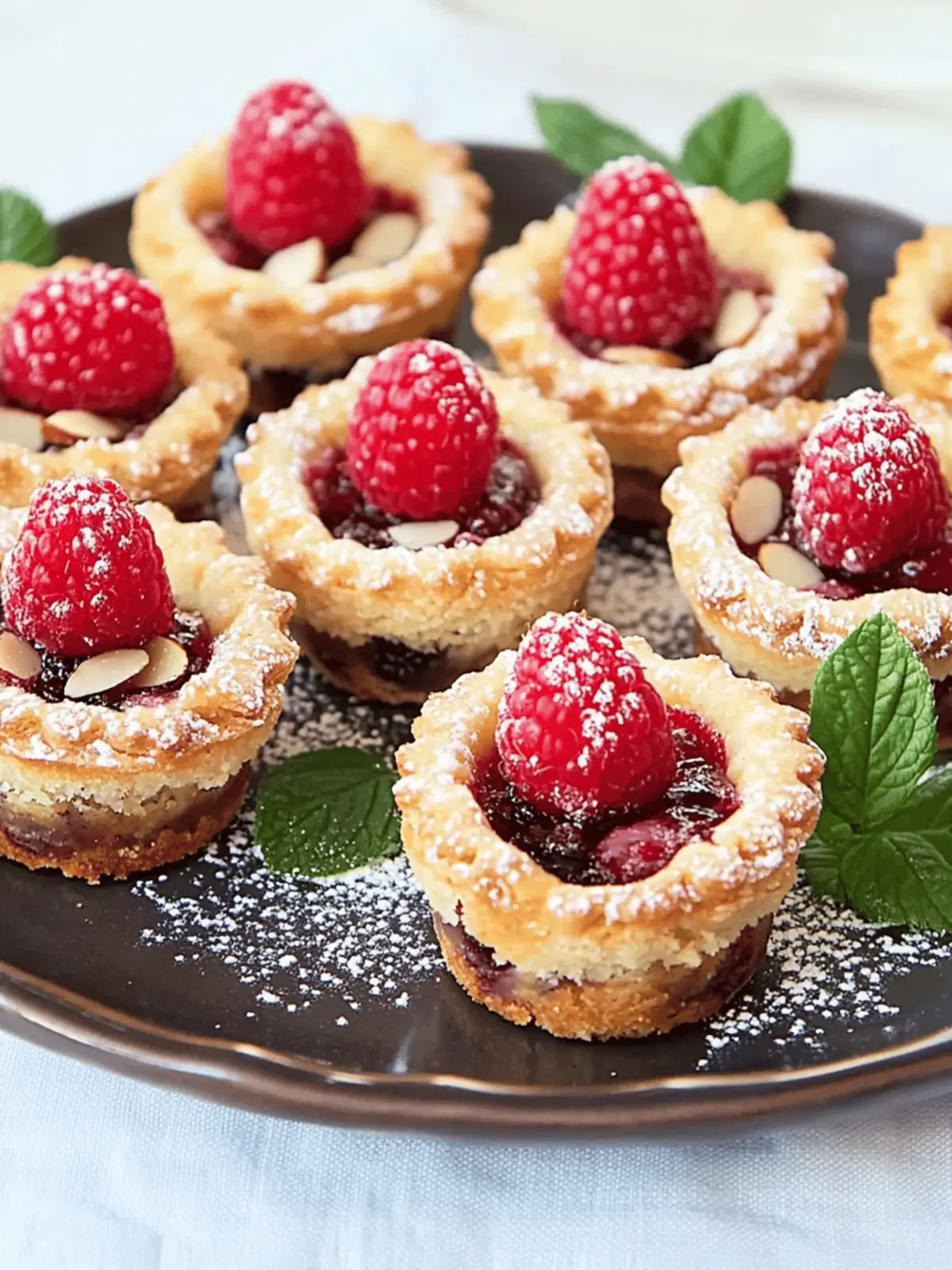 Delicious Mini Raspberry Almond Tarts for a Sweet Treat 5 Mini Raspberry Almond Tarts