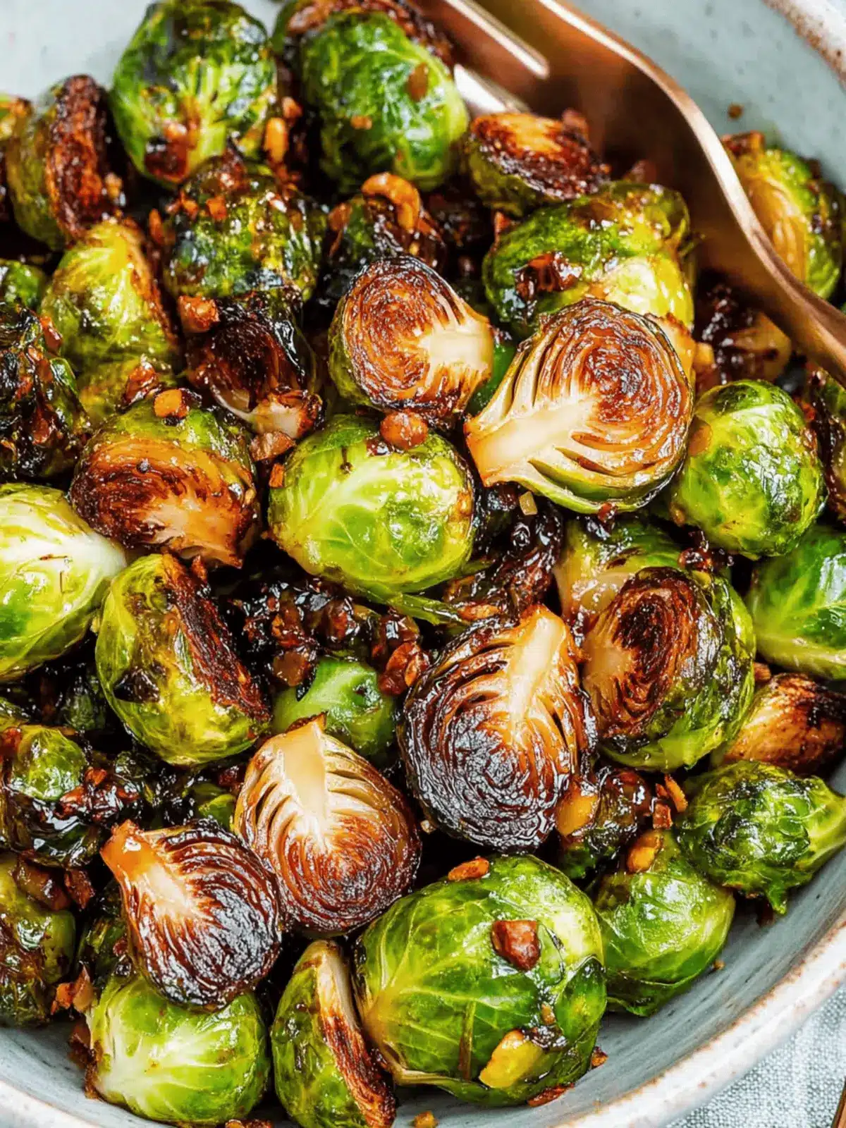Honey Balsamic Brussels Sprouts