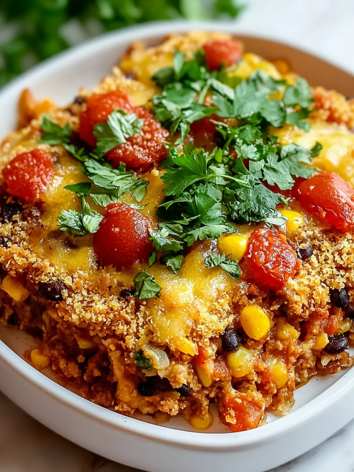 Hearty Vegetarian Dump & Bake Casseroles in One Dish 4 Vegetarian Dump & Bake Casseroles