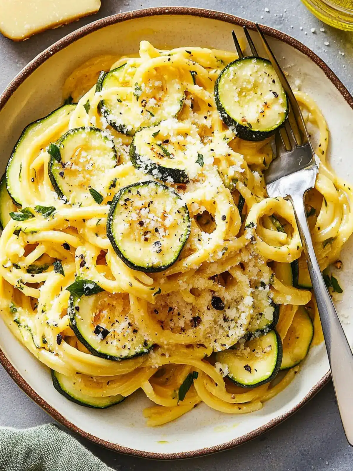 Irresistible Zucchini Carbonara That Saves Calories and Time 2 Zucchini Carbonara