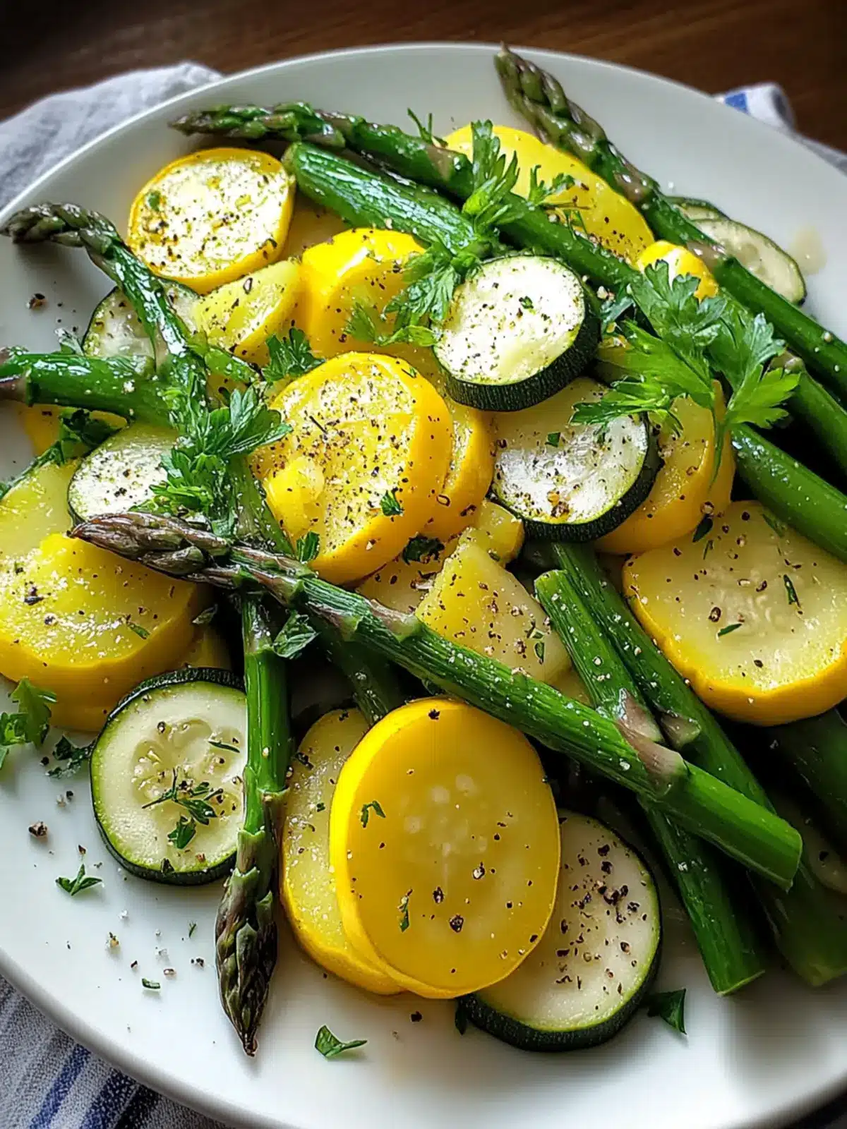 Savory Asparagus with Zucchini and Squash Oven Delight 5 Asparagus with Zucchini and Squash