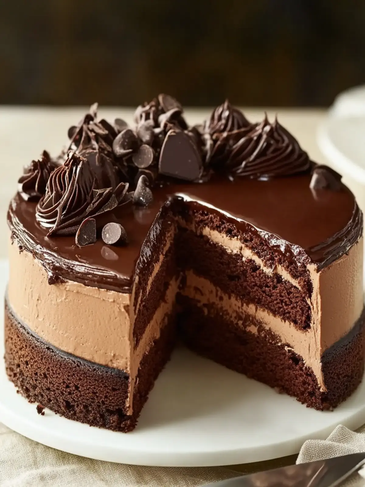 Master the Art of Triple Chocolate Mousse Cake Bliss 5 Triple Chocolate Mousse Cake