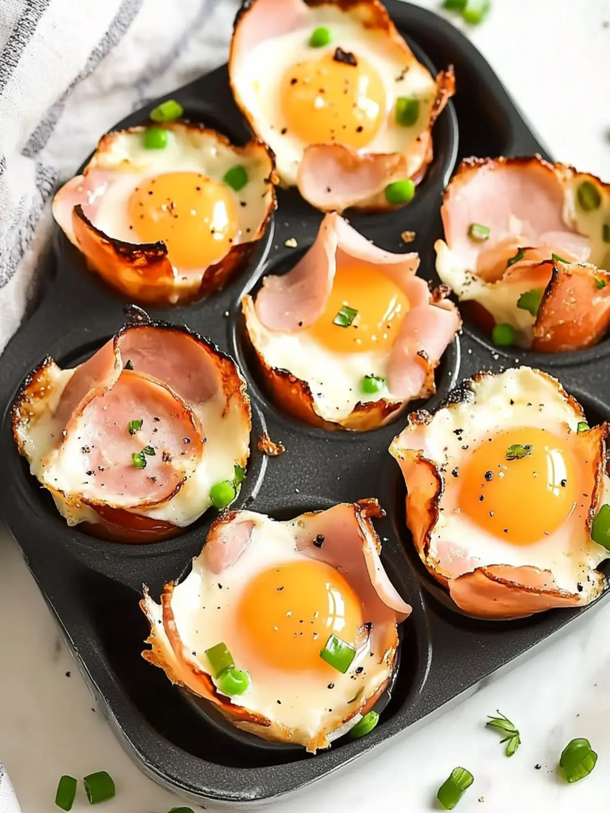 Savory Ham and Cheese Egg Cups Perfect for Busy Mornings 2 Ham and Cheese Egg Cups