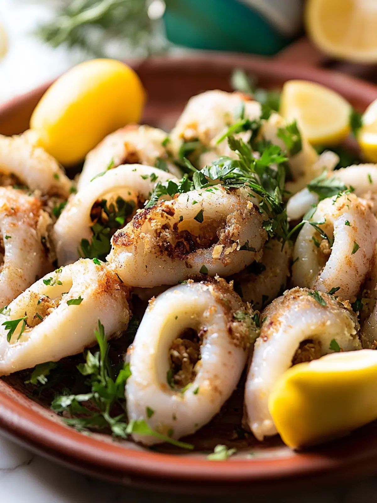 Savor the Flavor of Stuffed Sicilian Calamari Delight 3 Stuffed Sicilian Calamari