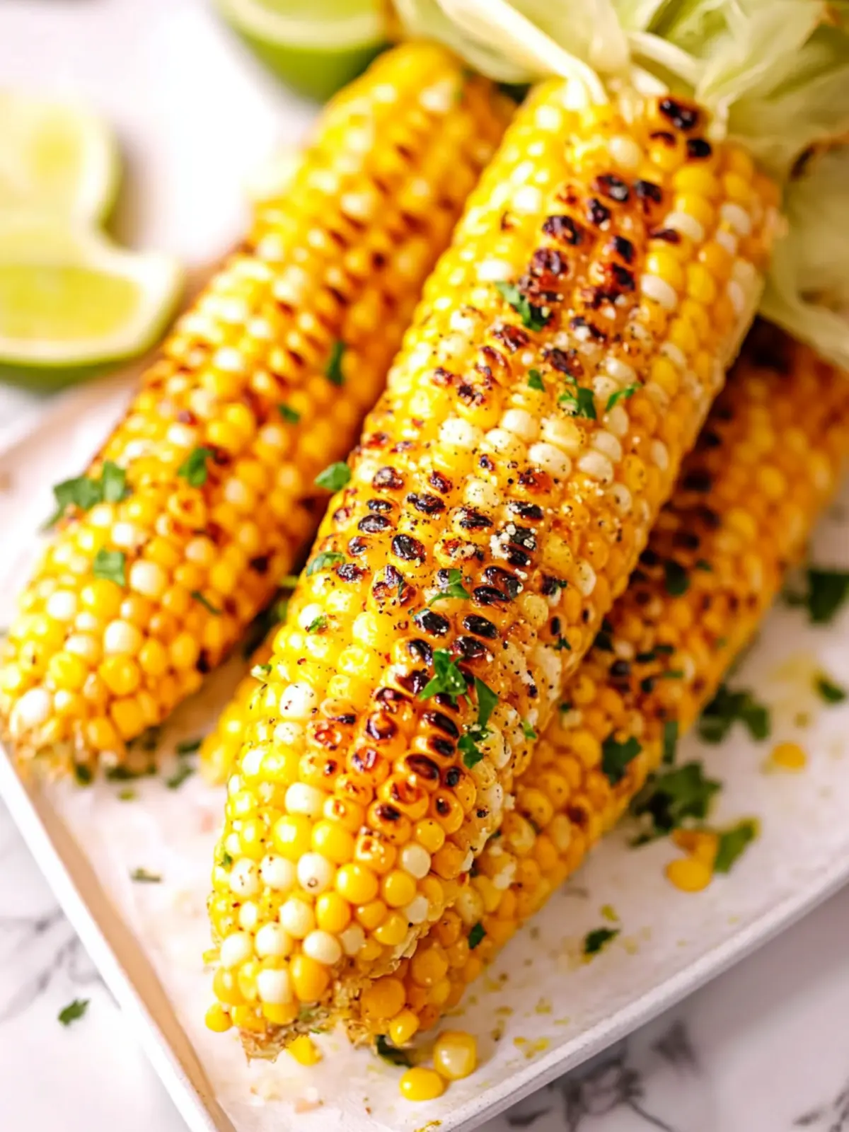 Savor the Flavor: Chili Lime Grilled Corn Bliss 2 Chili Lime Grilled Corn