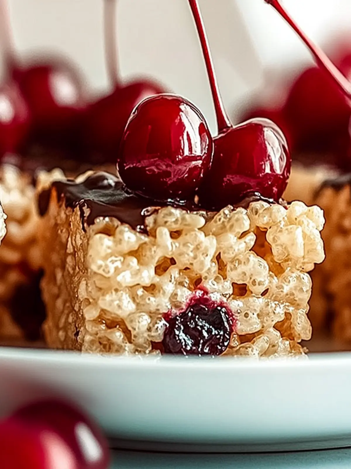 Cherry Rice Krispie Treats