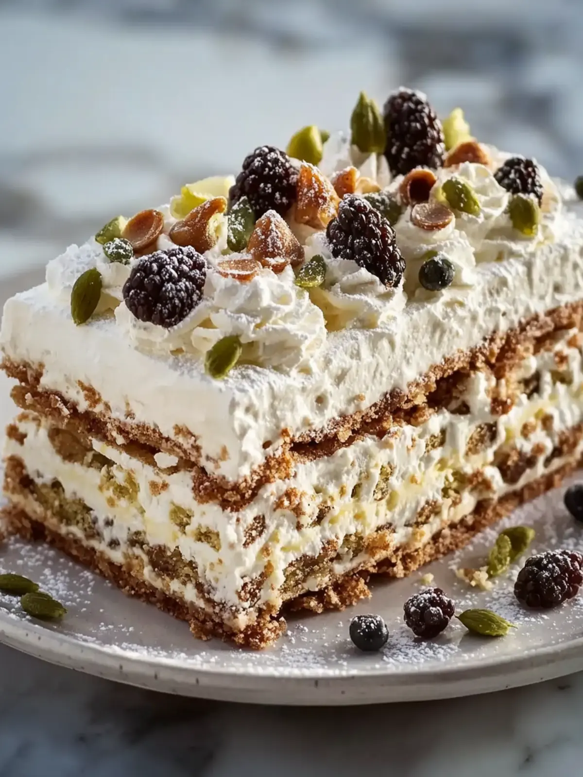Decadent Mascarpone Ricotta Cannoli Icebox Cake Recipe 3 Mascarpone Ricotta Cannoli Icebox Cake