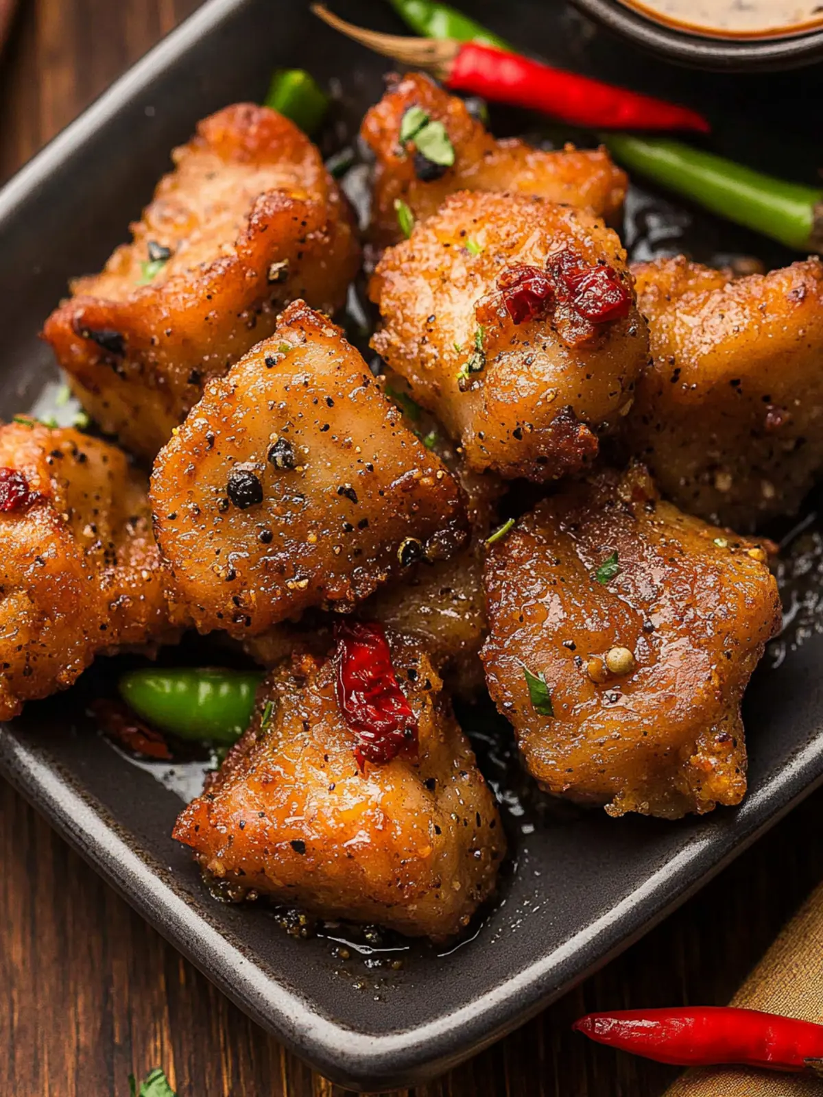 Savory Salt & Pepper Pork Chop Bites for Quick Cravings 4 Salt & Pepper Pork Chop Bites