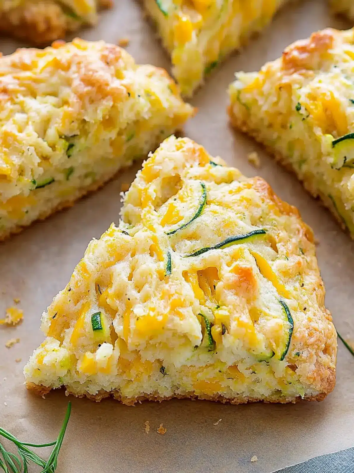 Savory Zucchini Cheddar Scones: Your New Favorite Snack 3 Zucchini Cheddar Scones