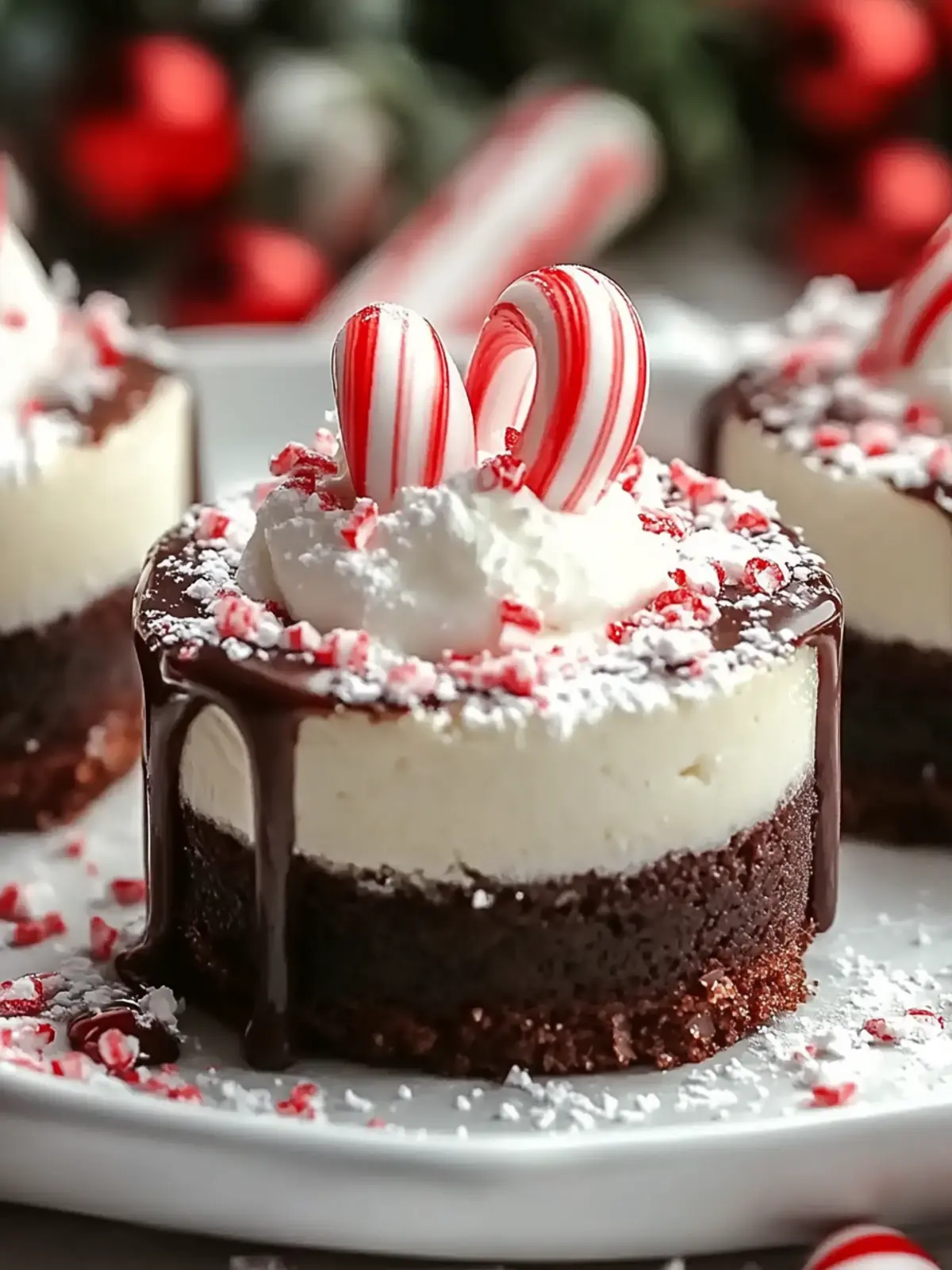 Decadent Hot Cocoa Peppermint Cheesecake Bites You’ll Love 4 Hot Cocoa Peppermint Cheesecake Bites