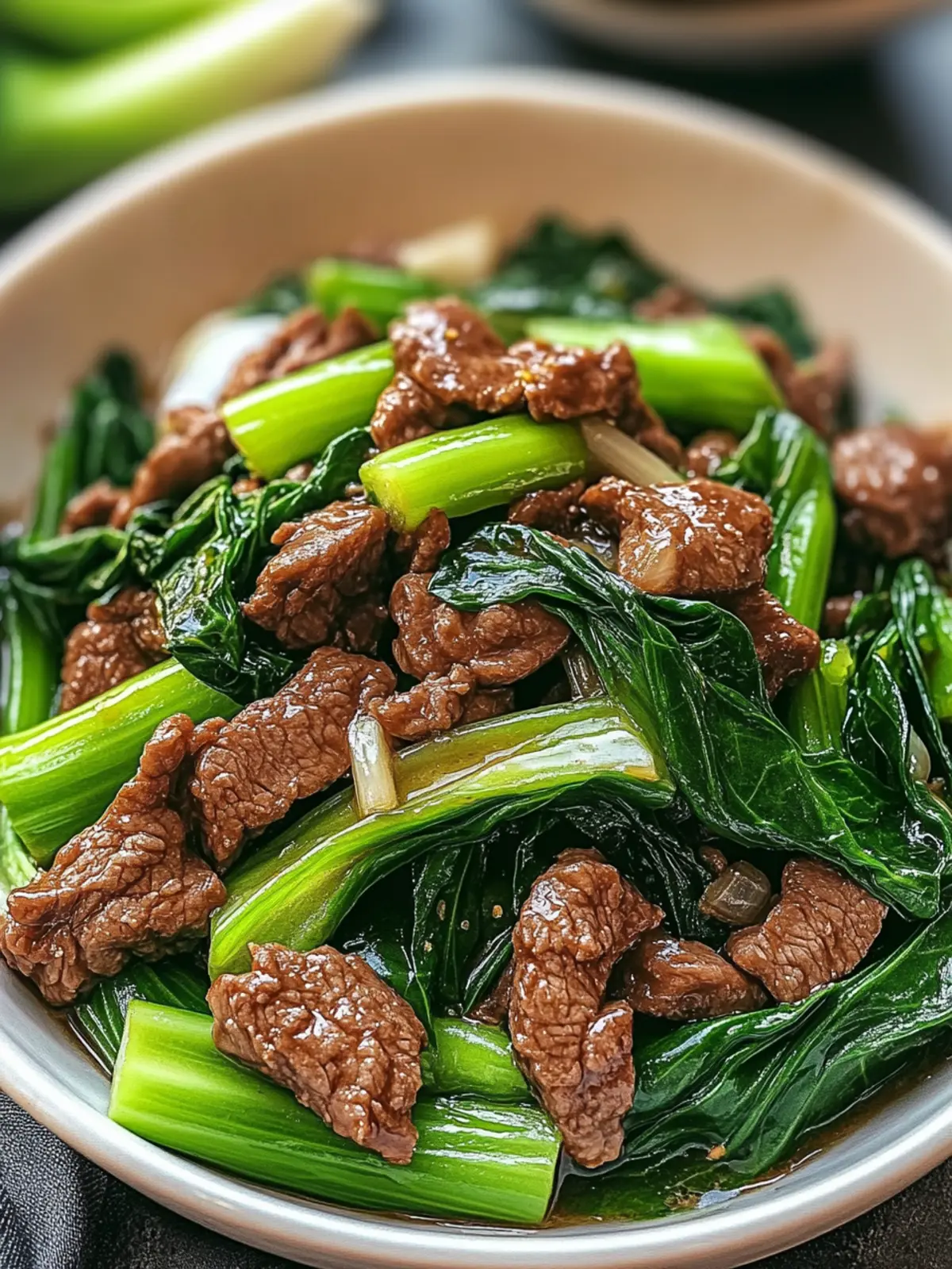 Savor Quick Bok Choy Stir-Fried Beef for Busy Nights 3 Bok Choy Stir-Fried Beef