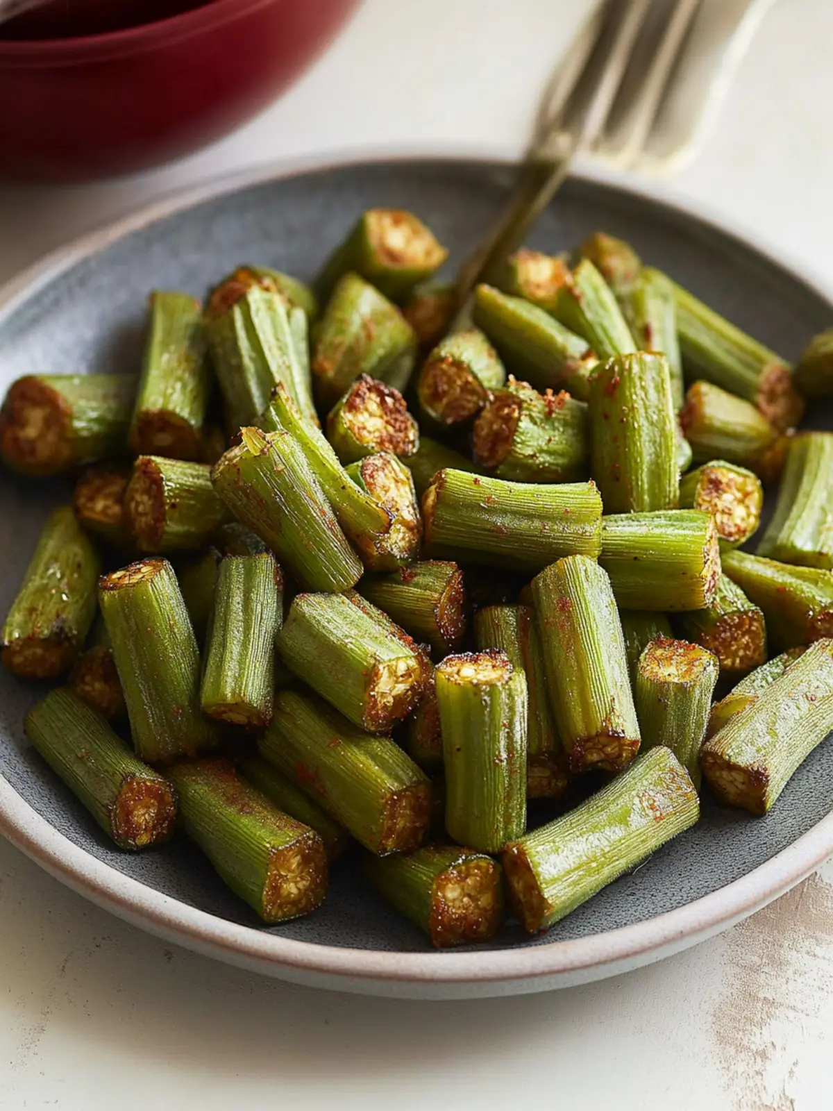 Savory Roasted Okra That's Never Boring and Totally Addictive 2 Roasted Okra