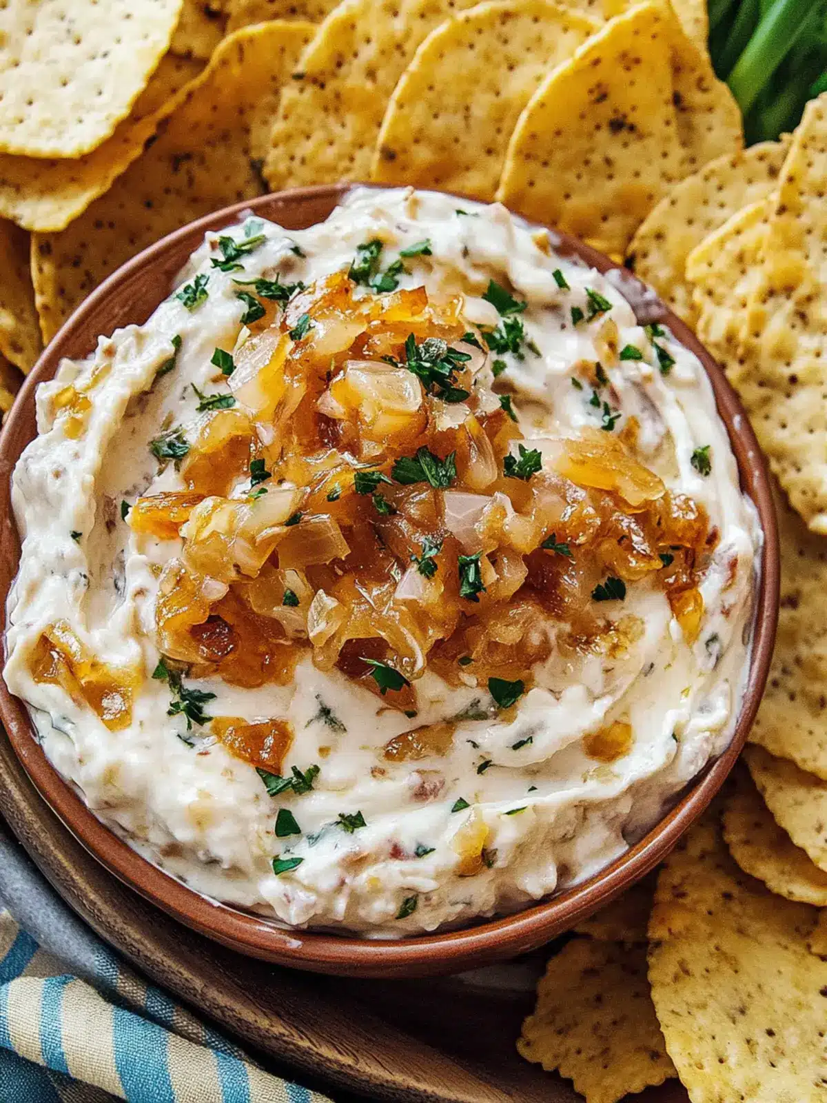 Smoked Gouda and Caramelized Onion Dip