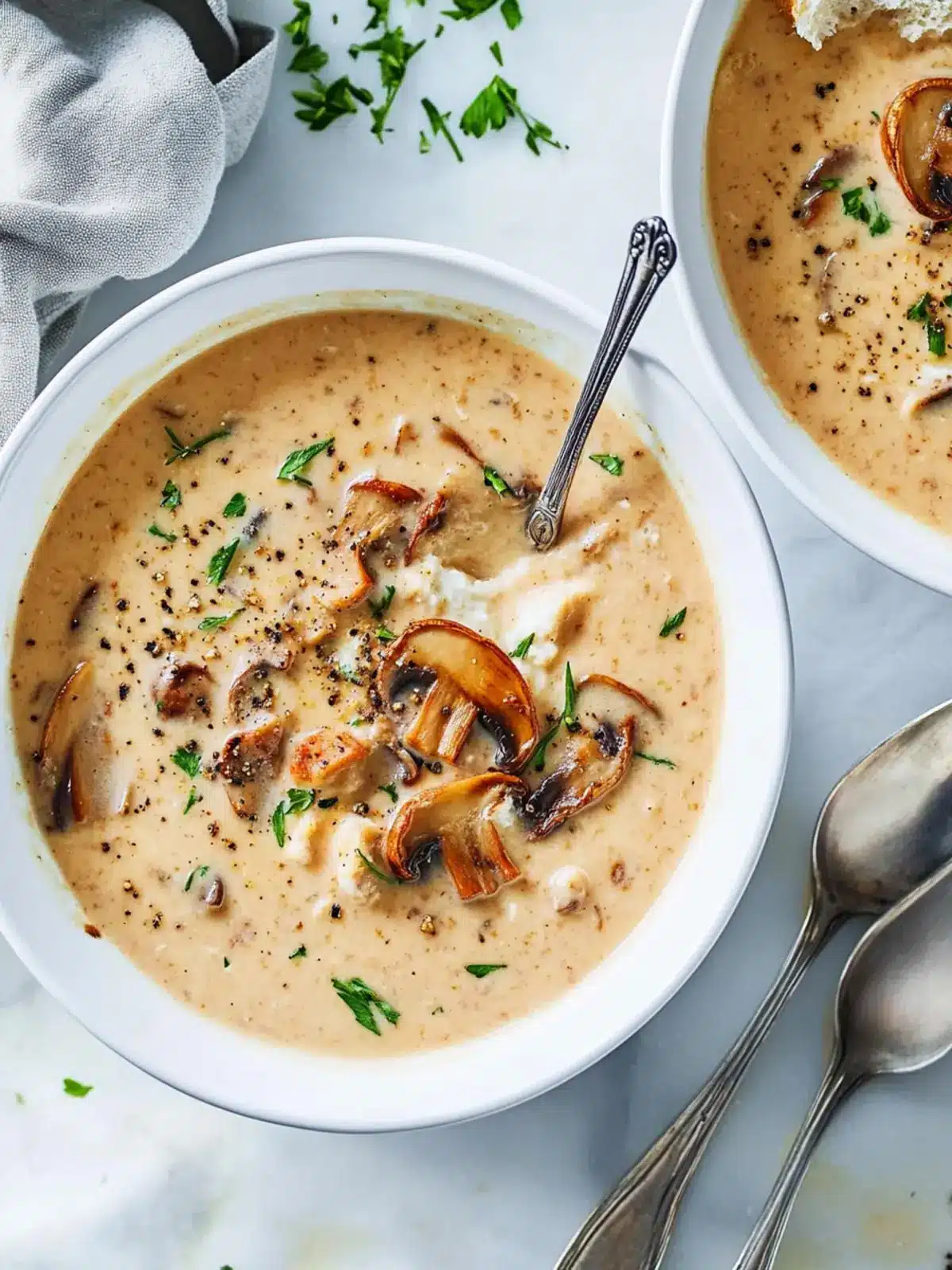 Creamy Cottage Cheese Mushroom Soup for Cozy Comfort 4 Cottage Cheese Mushroom Soup