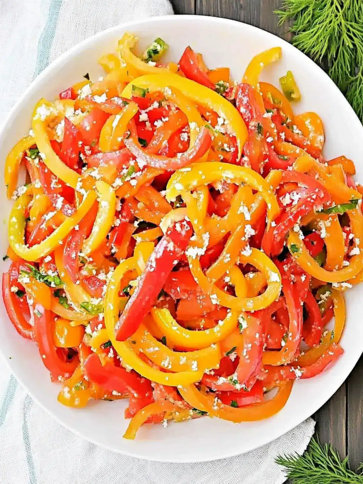 Colorful Bell Pepper Salad That Refreshes Your Dinner Table 4 Bell Pepper Salad
