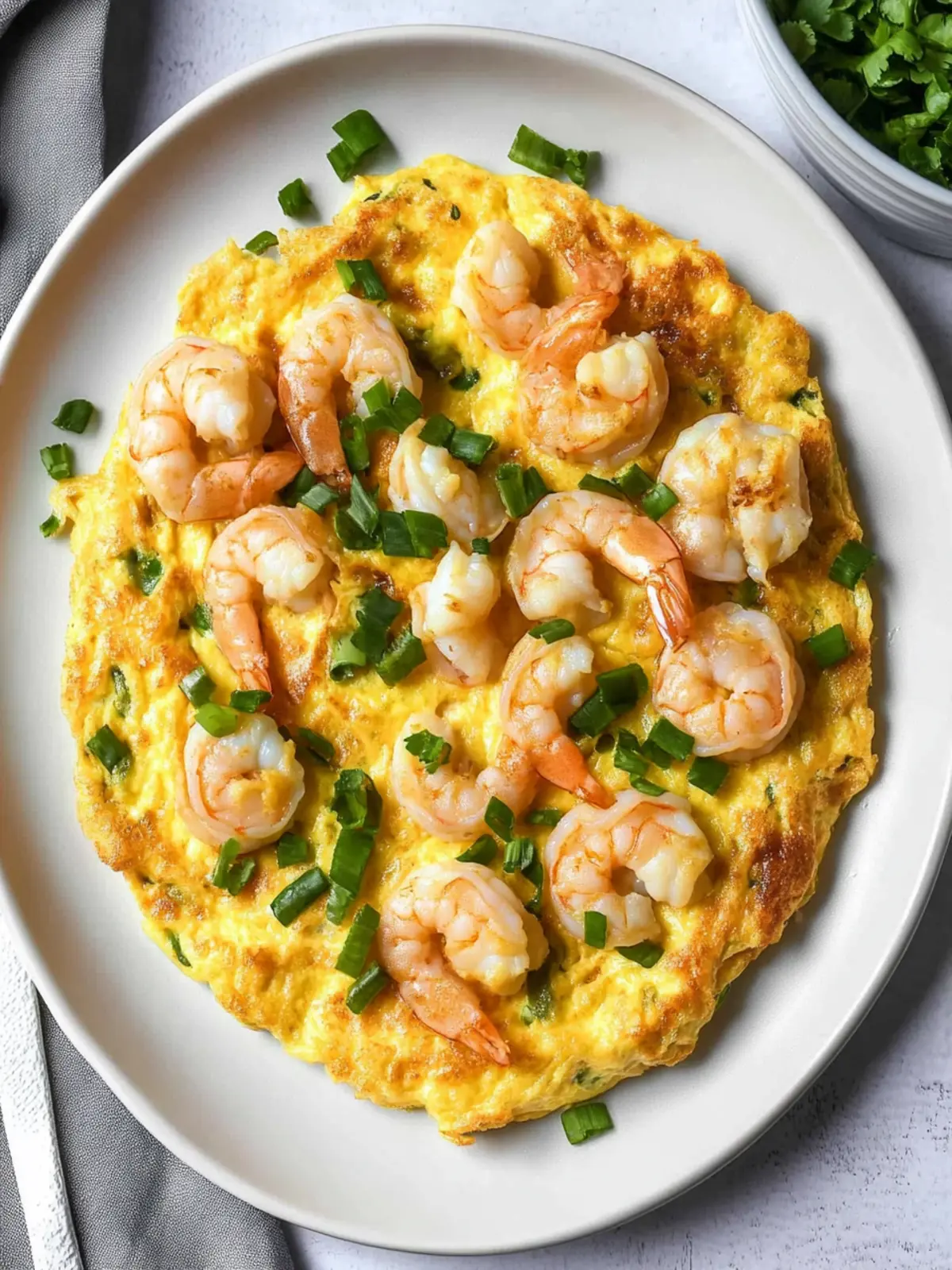 Delicious Chinese Shrimp Omelette in Just 10 Minutes 2 Chinese Shrimp Omelette