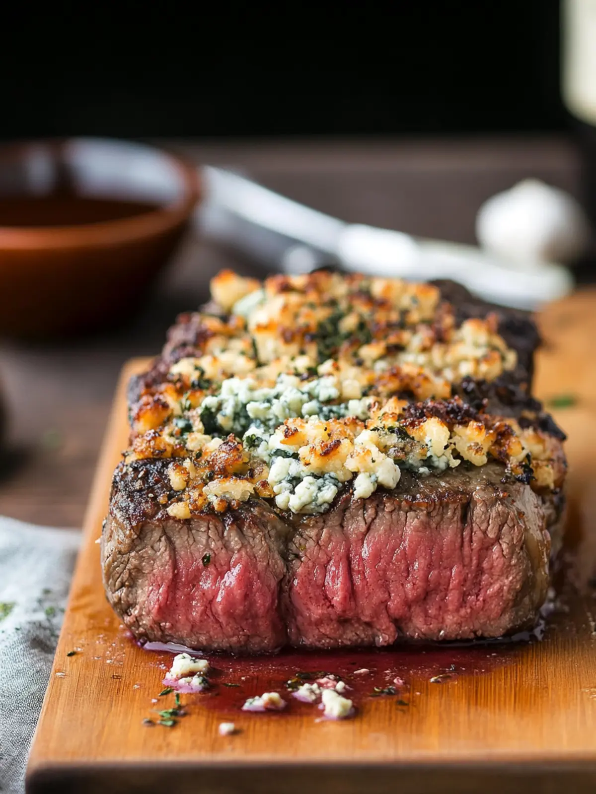 Savor Every Bite of Blue Cheese Crusted Steak Delight 4 Blue Cheese Crusted Steak