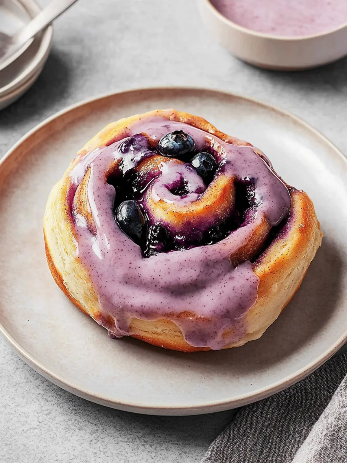Blueberry Cinnamon Rolls