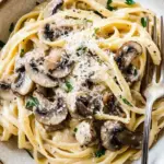 Quick Mushroom Spaghetti