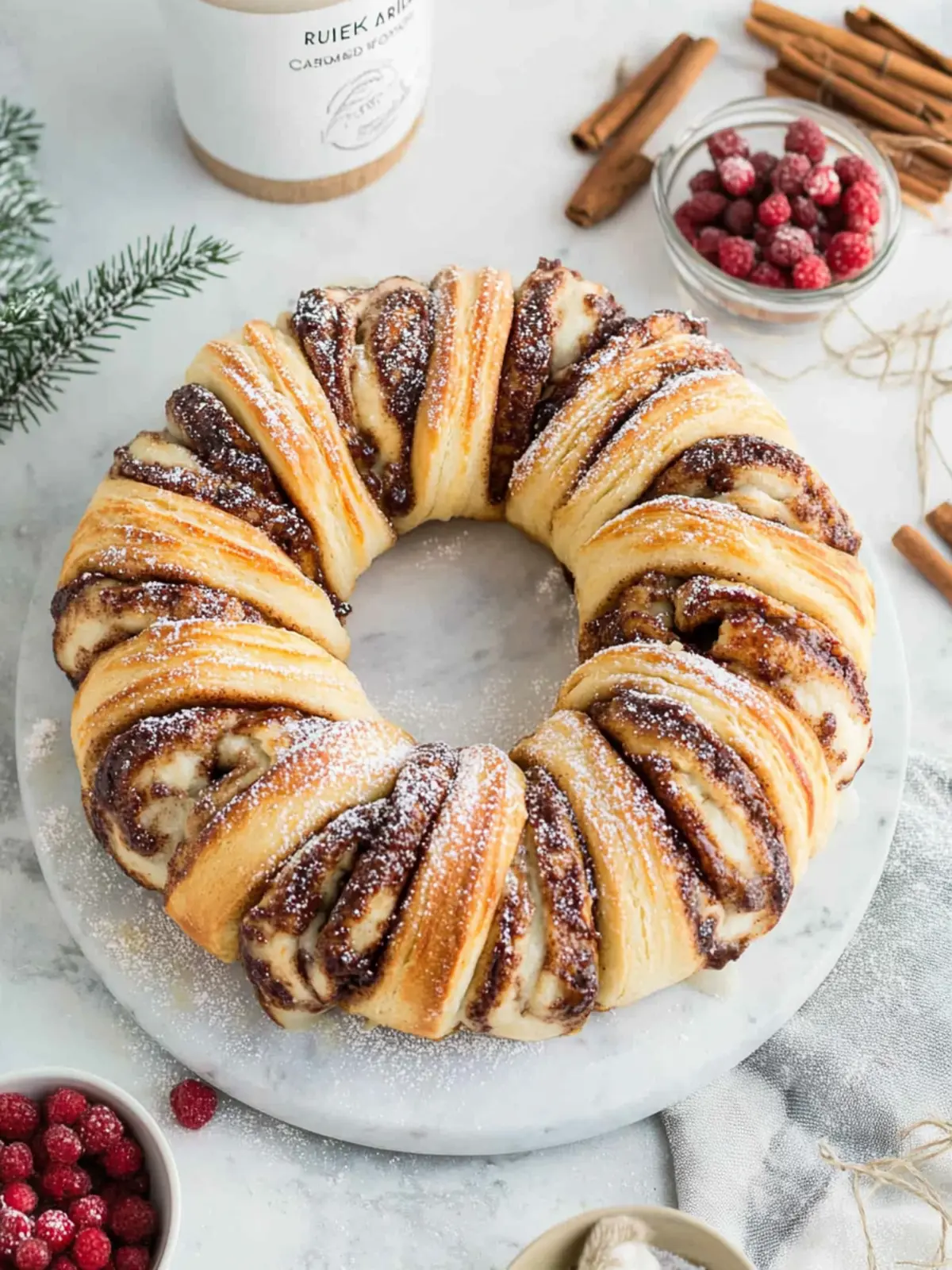 Delicious Gluten-Free Cinnamon Roll Wreath to Delight Everyone 4 Gluten-Free Cinnamon Roll Wreath