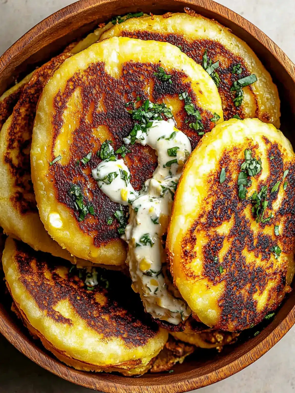 Savor the Flavor: Venezuelan Sweet Corn Cachapas Recipe 4 Venezuelan Sweet Corn Cachapas