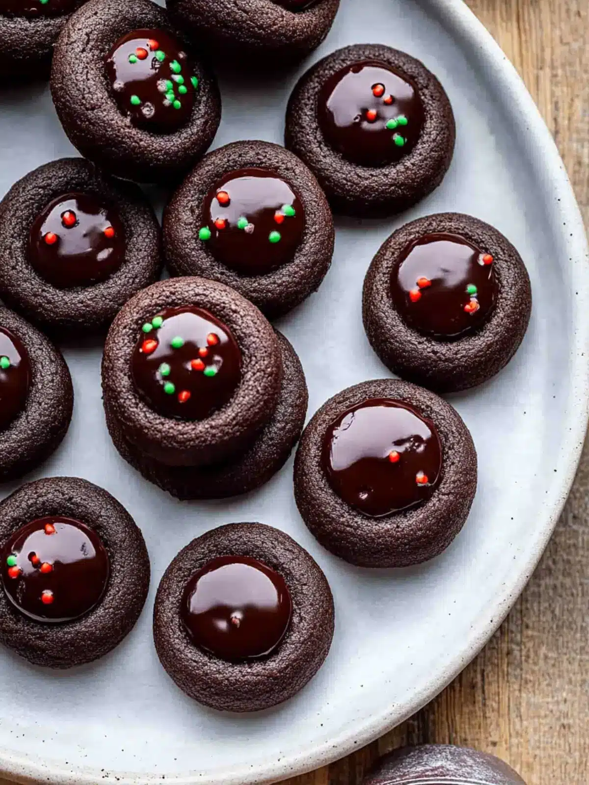 Decadent Chocolate Thumbprint Cookies You Can't Resist 5 Chocolate Thumbprint Cookies