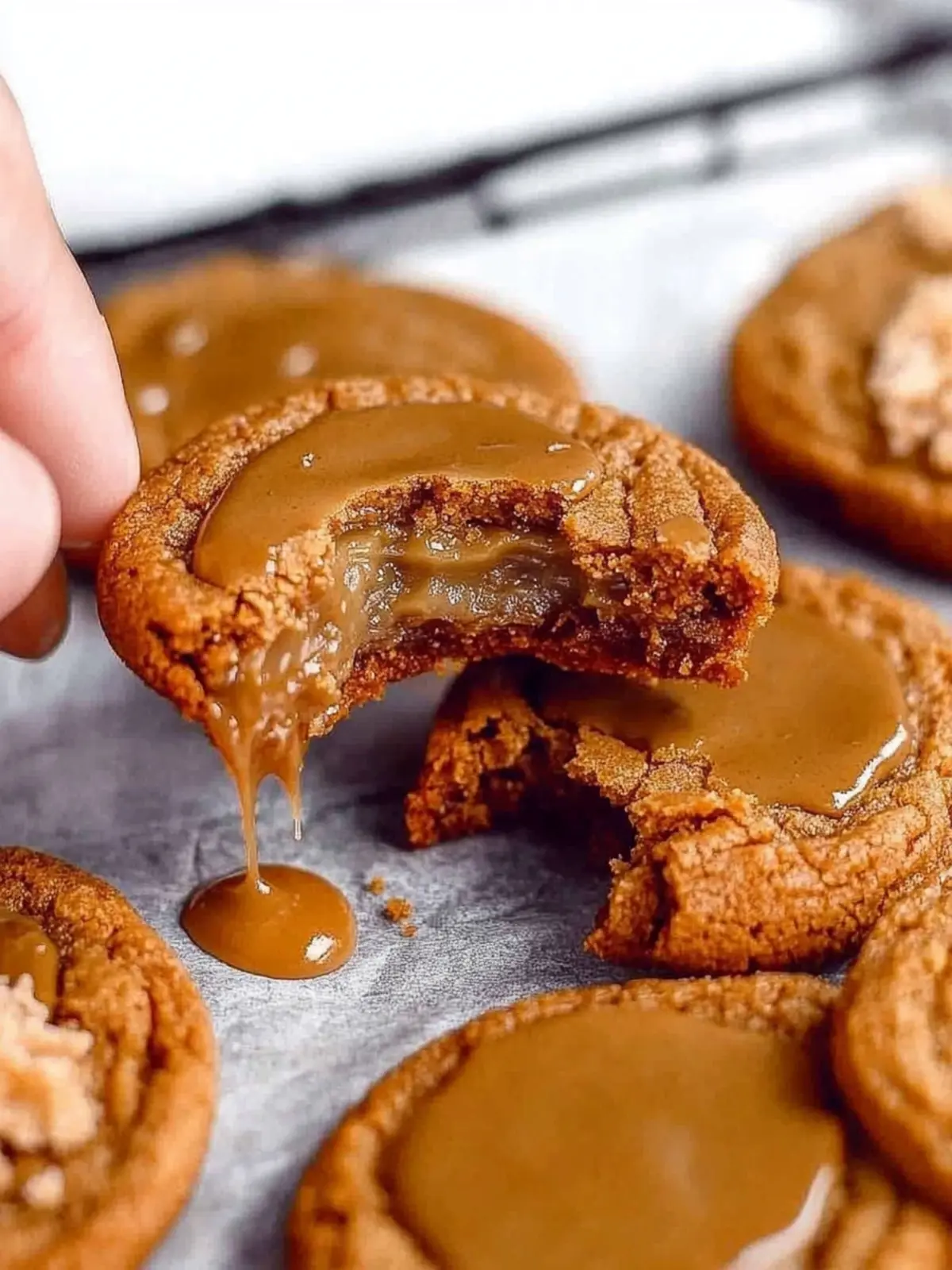 Indulge in Biscoff Cookie Butter Cookies with Lava Center 5 Biscoff Cookie Butter Cookies with Lava Center